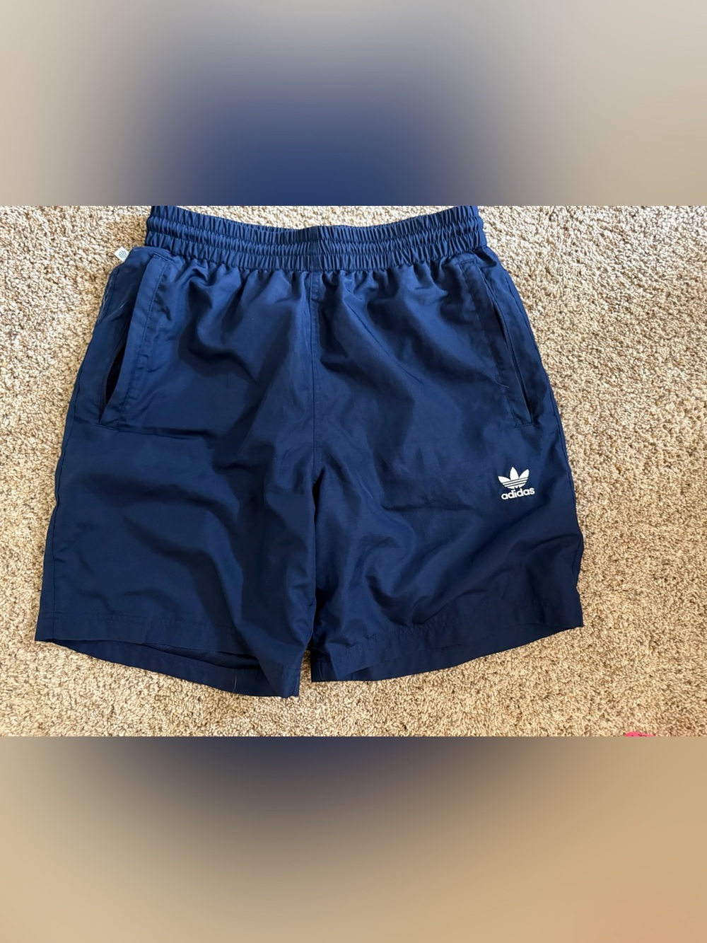 Adidas Originals Navy Swim Trunks Shorts Size M